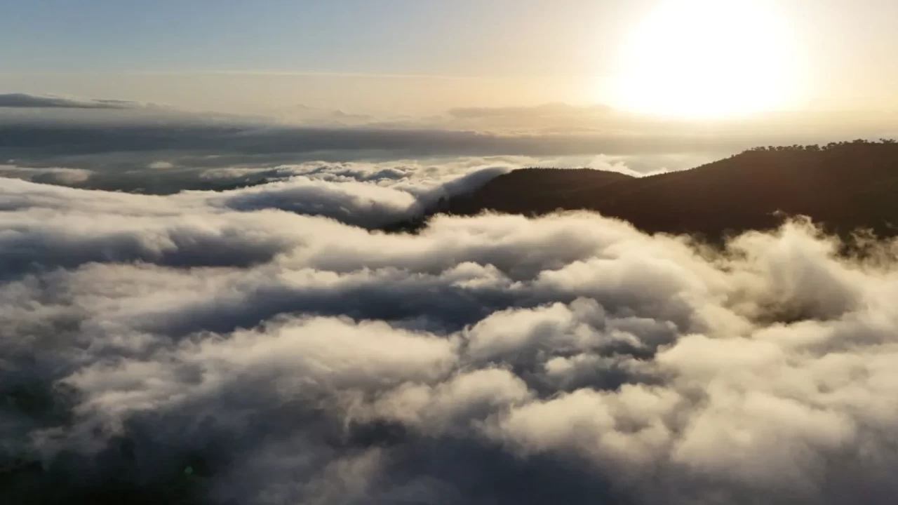 Mersin’de gökyüzü yere indi! Toros Dağları’nın eteklerinde 'sis denizi'