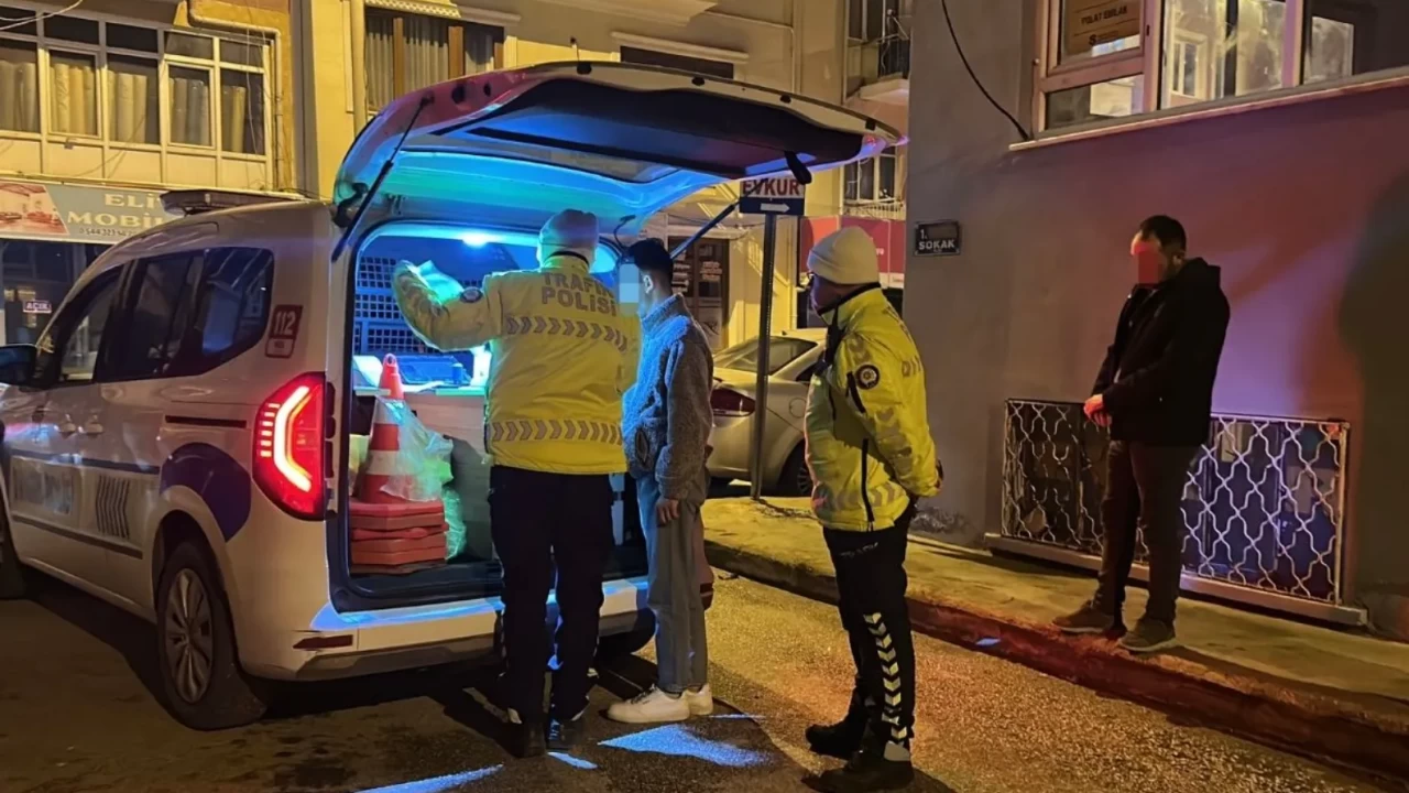 Ehliyetsiz sürücü polisten kaçtı, yakalanınca 80 bin lira ceza yedi