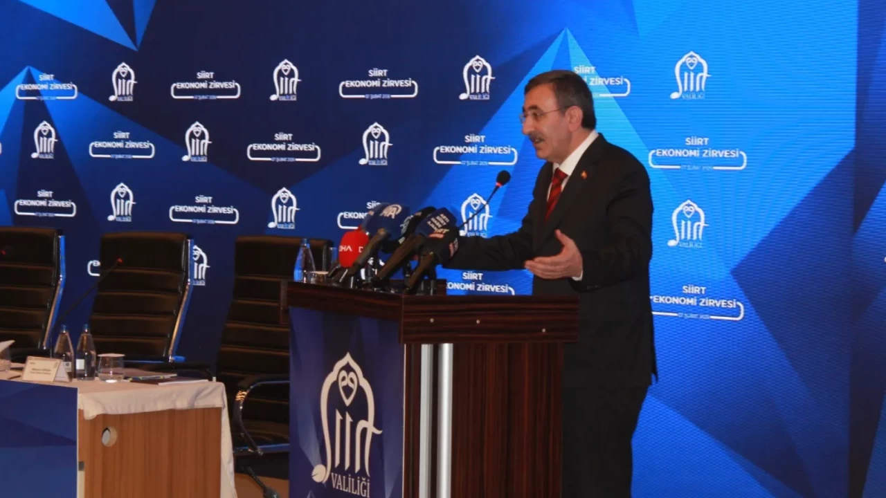 Cumhurbaşkanı Yardımcısı Yılmaz Siirt’te açıkladı: Tam 25 milyar lira!