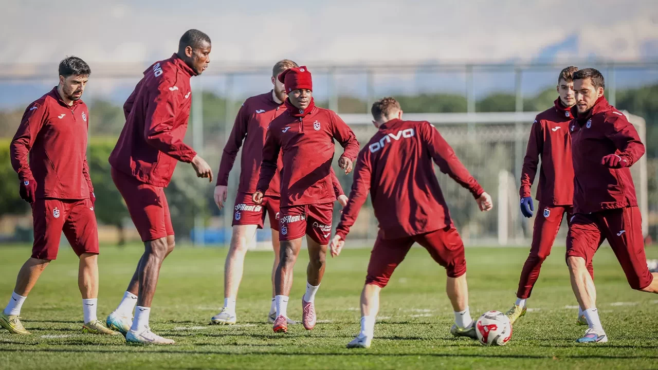 Trabzonspor, Süper Lig'deki Fenerbahçe maçı hazırlıklarını sürdürdü