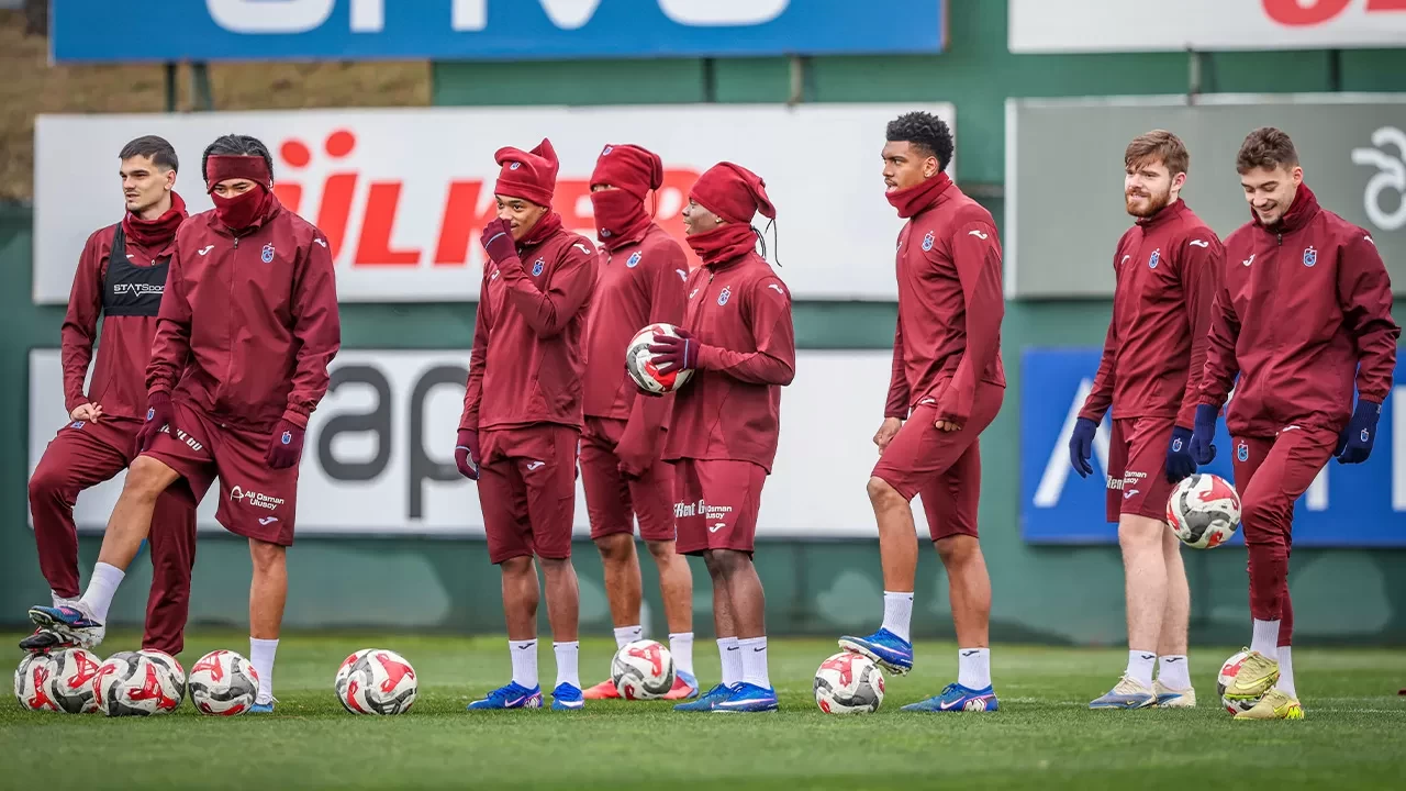 Trabzonspor, Süper Lig'deki Fenerbahçe maçının hazırlıklarını sürdürdü