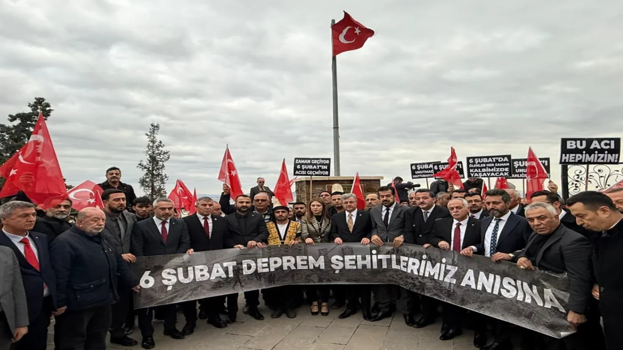 MHP'den “asrın felaketinin” yıl dönümünde Kahramanmaraş’ta sessiz yürüyüş