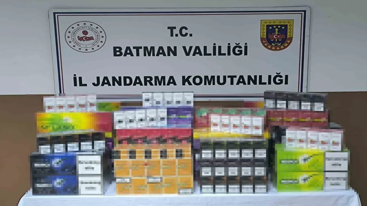 Batman'da kaçakçılık operasyonu! Binlerce ürün ele geçirildi