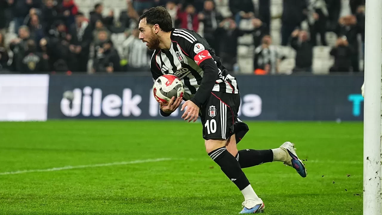 Beşiktaş kaptanı Orkun Kökçü'den son üç maçta üç gol