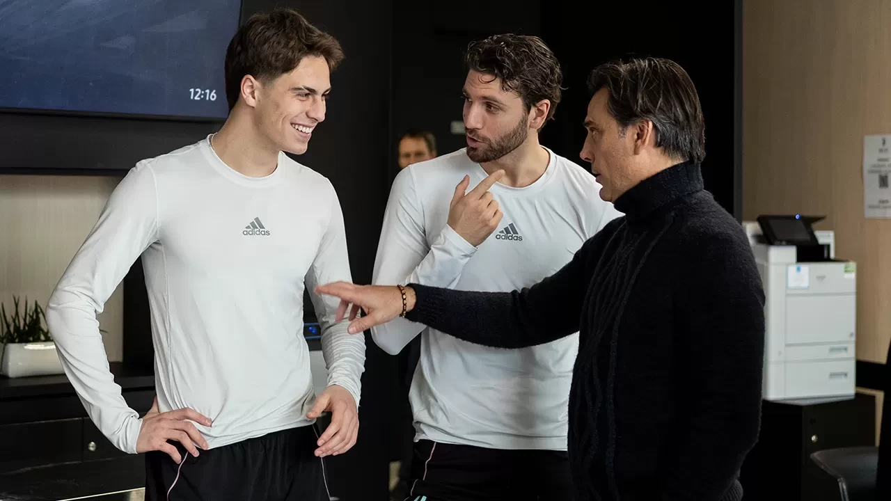 A Milli Takım Teknik Direktörü Vincenzo Montella’dan Juventus’a ziyaret