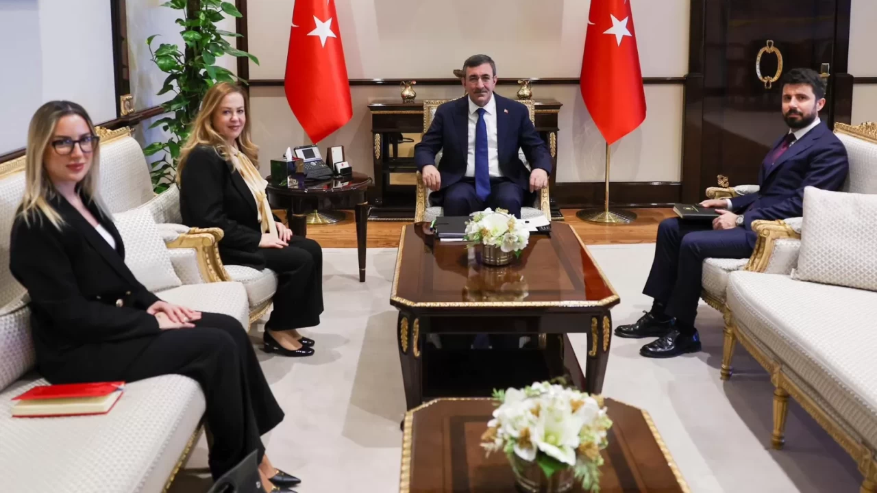Cumhurbaşkanı Yardımcısı Yılmaz, 4 ülkenin büyükelçisini kabul etti