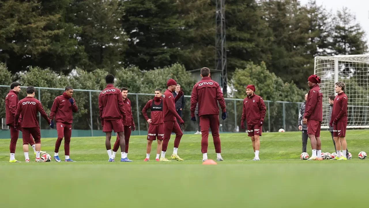 Trabzonspor’da Süper Lig'deki Galatasaray maçı hazırlıkları sürüyor