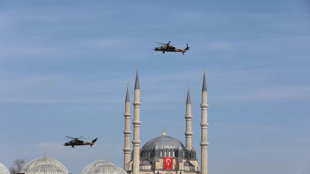 Edirne, Balkan Şehitlerini andı... Yerli ve milli güç gösterisi