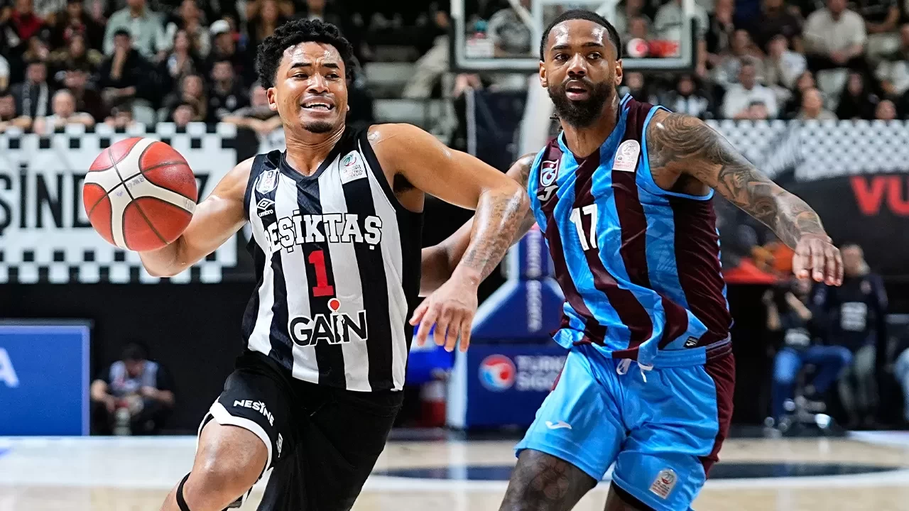 Basketbol Süper Ligi'nde Beşiktaş Basketbol, Trabzonspor'u geriden gelip yıktı