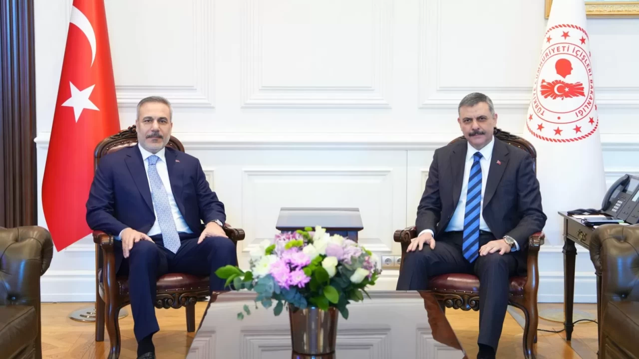 Dışişleri Bakanı Fidan’dan İçişleri Bakanı Mustafa Çiftçi’ye ziyaret