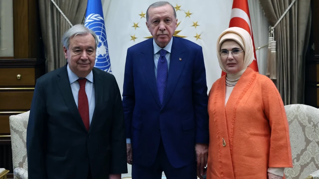Emine Erdoğan'dan Guterres paylaşımı