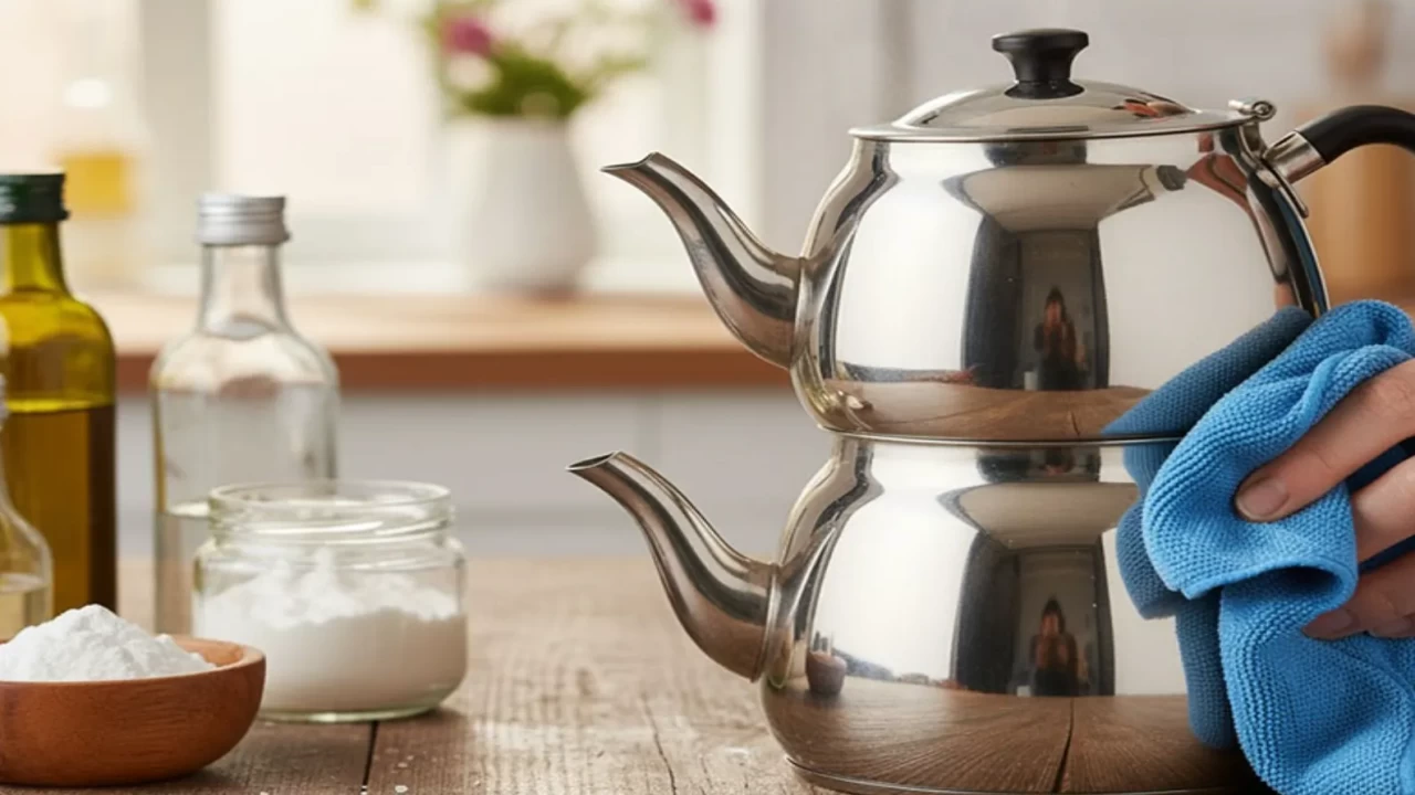 Çaydanlığınız mat mı görünüyor?