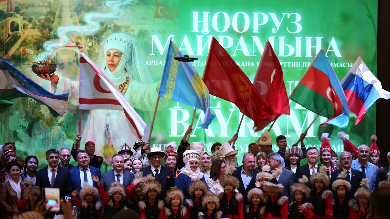 Kırgızistan-Türkiye Manas Üniversitesi'nde Nevruz Bayramı coşkuyla kutlandı