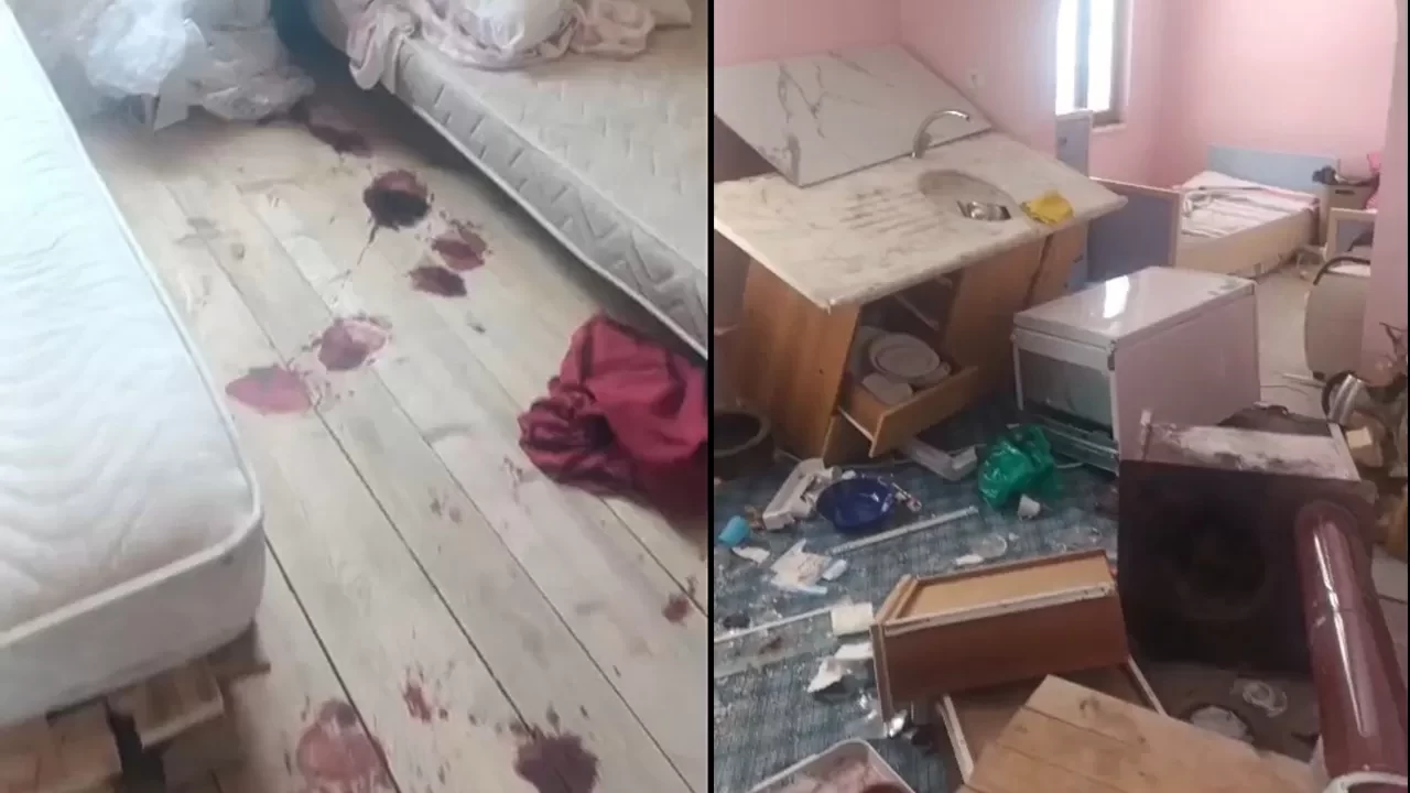 Trabzon'da kış uykusundan erken uyanan ayı, yayla evini savaş alanına çevirdi!