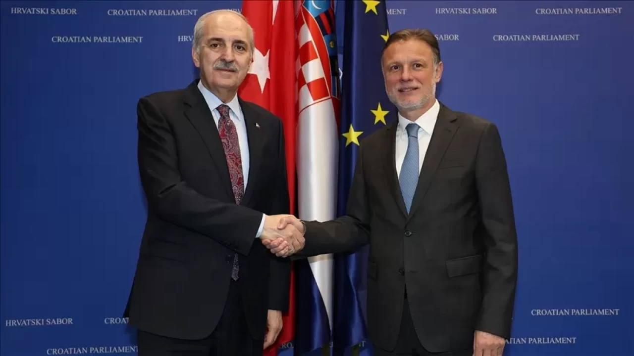 TBMM Başkanı Kurtulmuş, Hırvatistanlı mevkidaşı Jandrokovic ile bir araya geldi: Türkiye'nin stratejik rolüne vurgu yapıldı