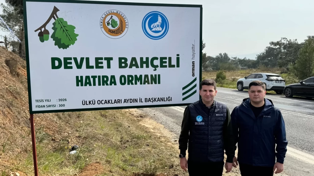 Ülkü Ocakları’ndan Aydın’da “Devlet Bahçeli Hatıra Ormanı”