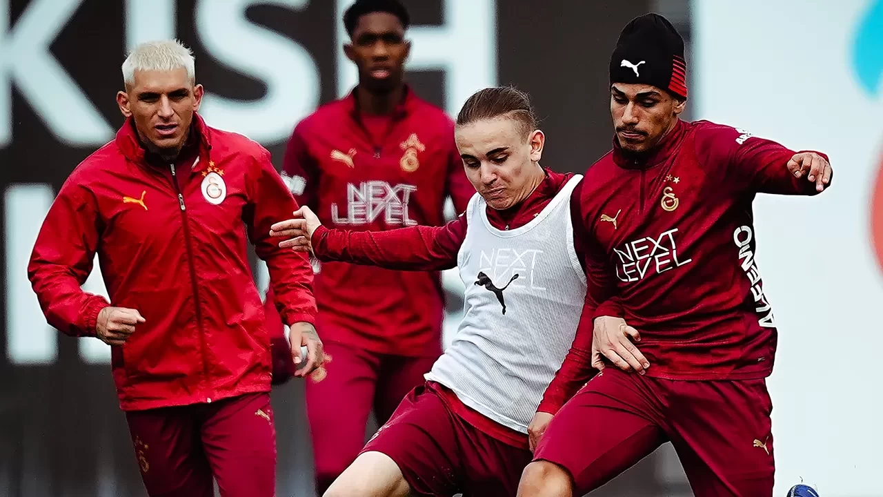 Galatasaray, Trabzonspor maçı hazırlıklarını sürdürdü