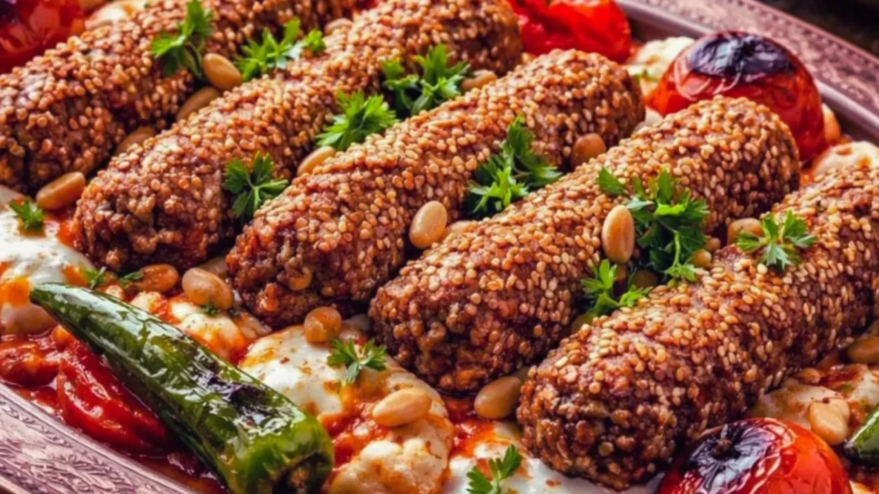 Gelinim Mutfakta tarifiyle susamlı kebap!