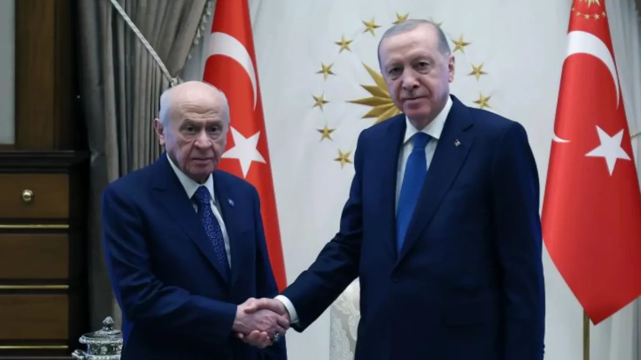 Külliye'de Cumhur İttifakı zirvesi başladı! Cumhurbaşkanı Erdoğan ve MHP Lideri Bahçeli bir arada