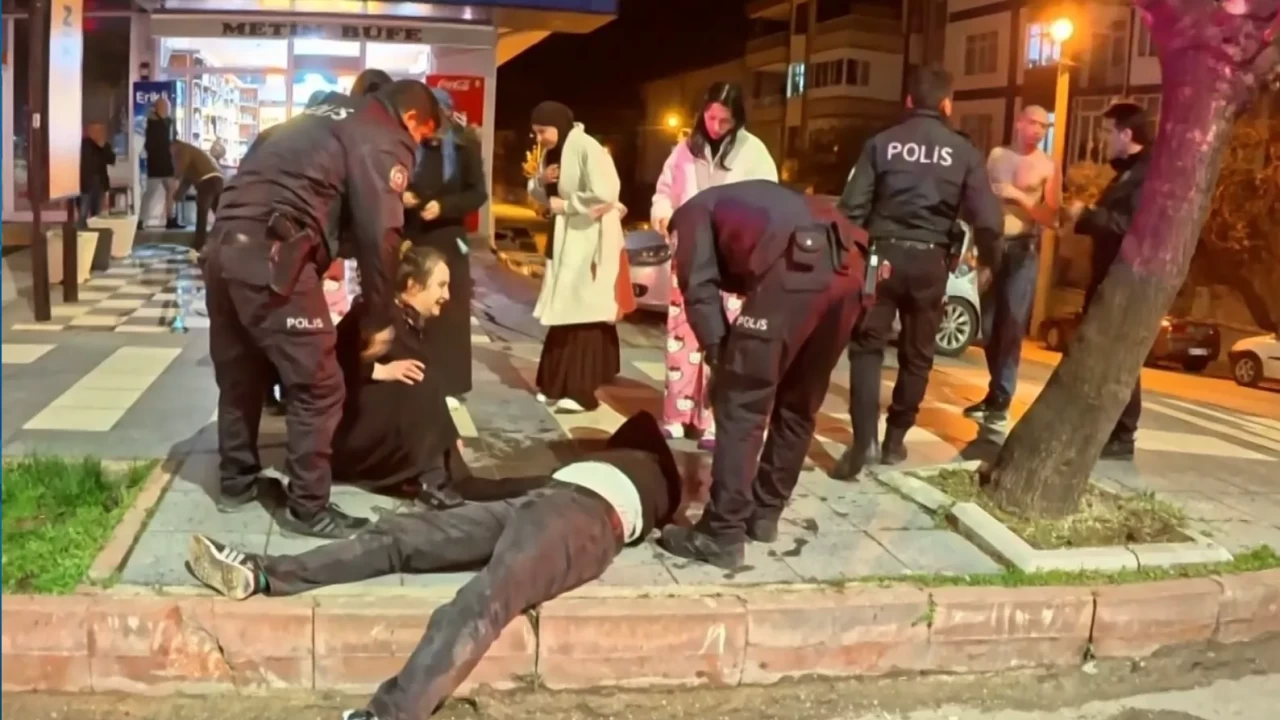 Aksaray'da yürek yakan anlar! Kanlar içinde yatan …