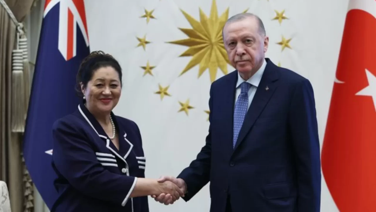 Cumhurbaşkanı Erdoğan, Yeni Zelanda Genel Valisi Kiro'yu kabul etti