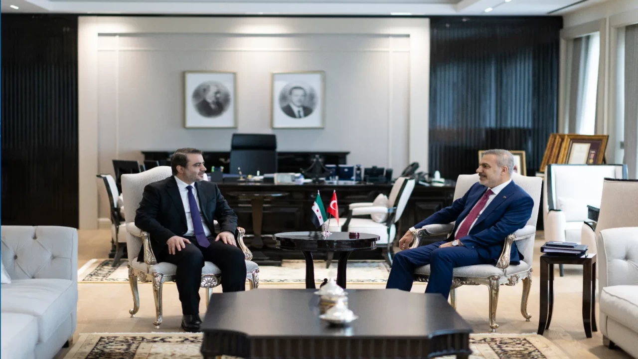 Bakan Fidan Suriyeli mevkidaşı Şeybani ile görüştü