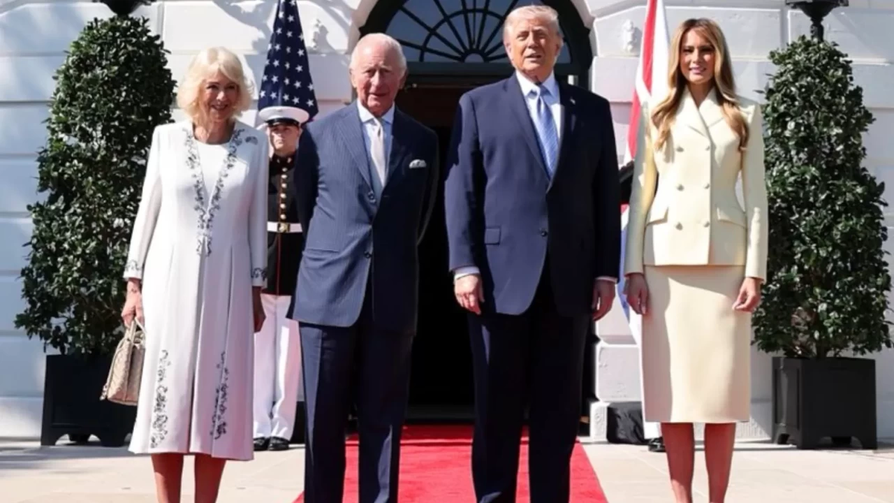 Beyaz Saray’da tarihi zirve: Kral Charles ve Trump bir arada!