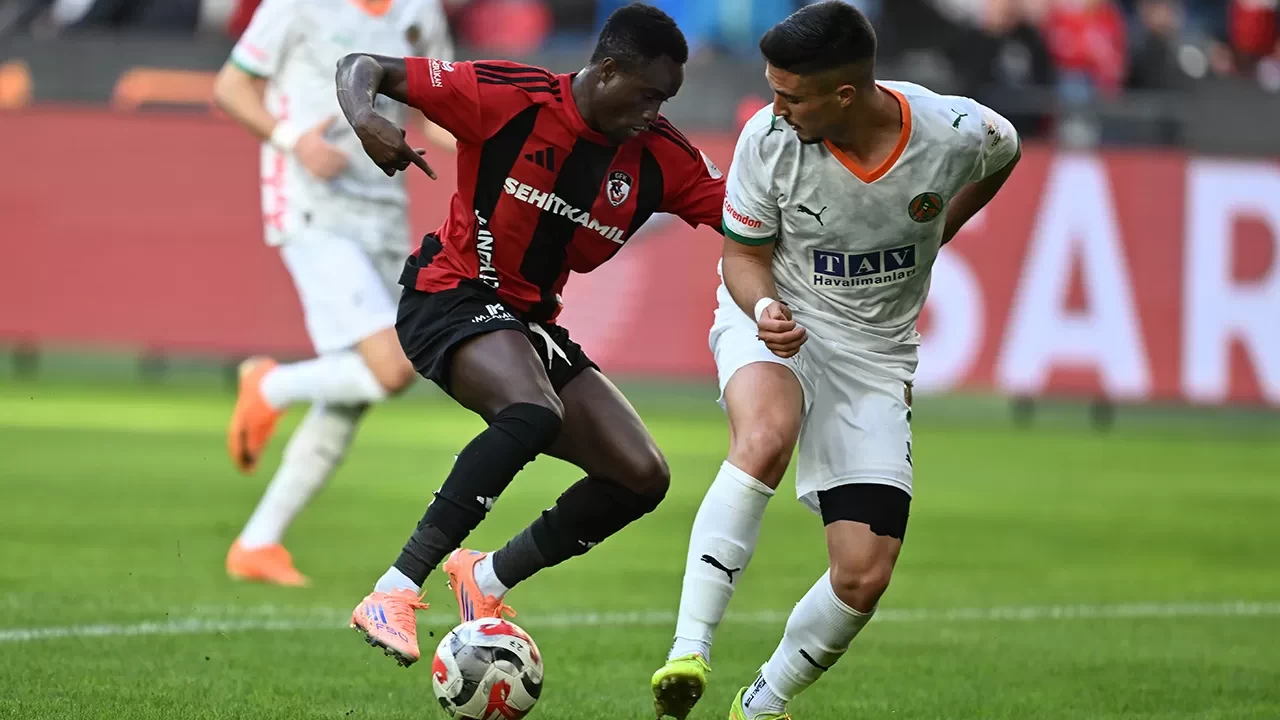 Gaziantep FK - Alanyaspor maçında kazanan çıkmadı: 1-1