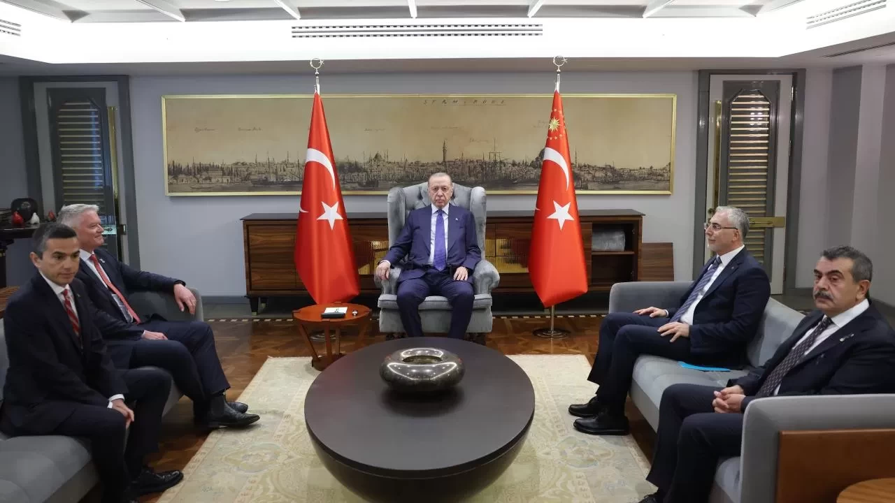Cumhurbaşkanı Erdoğan OECD Genel Sekreteri Cormann'ı kabul etti