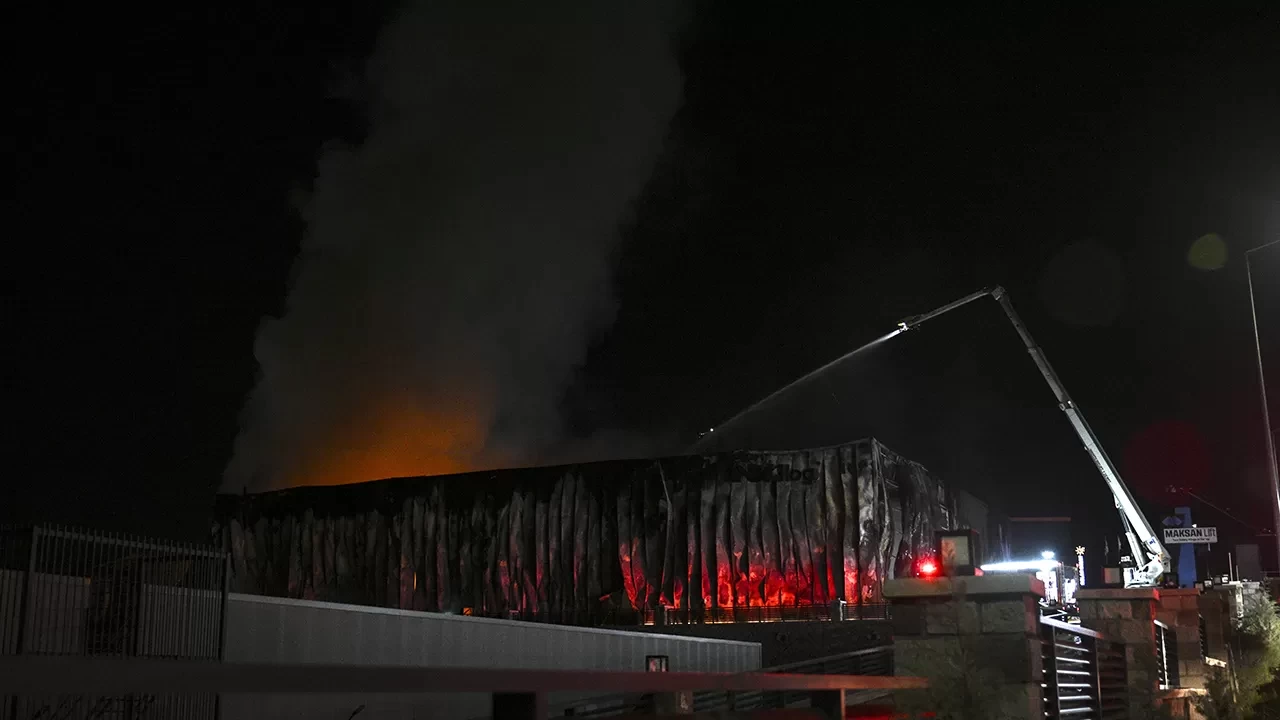 Ankara'da korkutan yangın