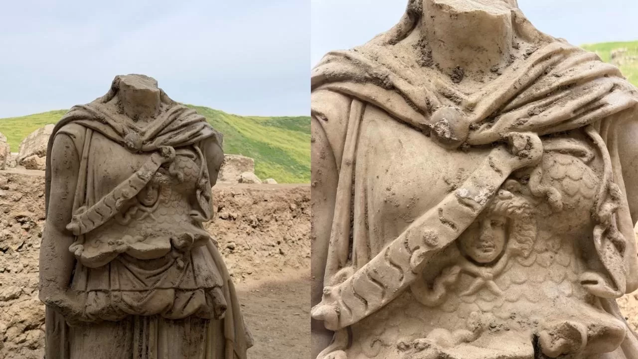 Bakan Ersoy duyurdu! Laodikeia’da 2 metrelik Athena Heykeli bulundu