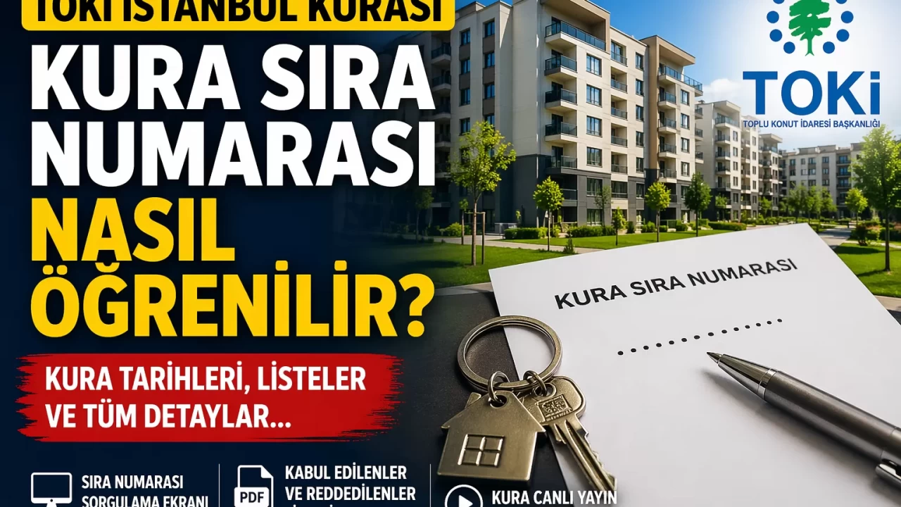 TOKİ İstanbul kura çekimi sıra no öğrenme 2026! İstanbul kura çekimi kaç gün sürecek?