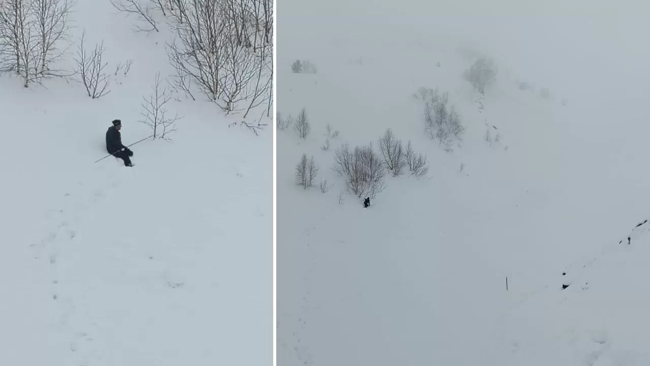 Artvin’de çığ tehlikesi sürüyor: Kayıp çoban için aramalar başlatılamadı