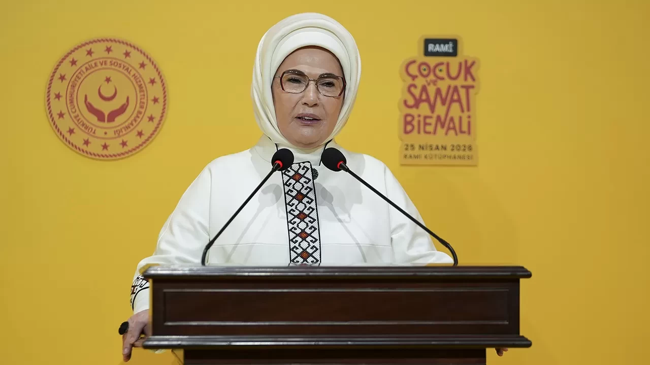 Emine Erdoğan Rami Çocuk ve Sanat Bienali açılışında
