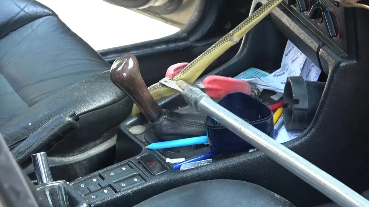 Otomobilin içinde görünce şok oldu! Boyu 1 buçuk metre: Böylesine ilk kez rastlandı