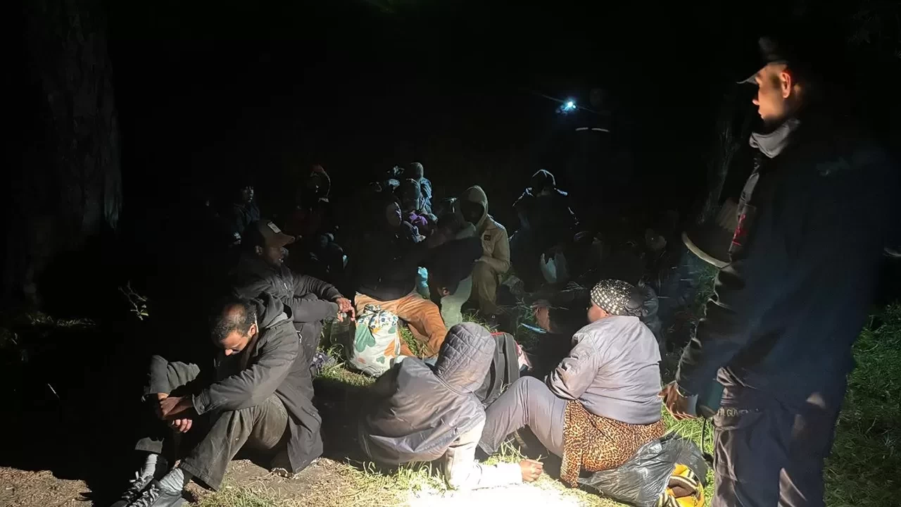 Balıkesir'de düzensiz göçmen operasyonu