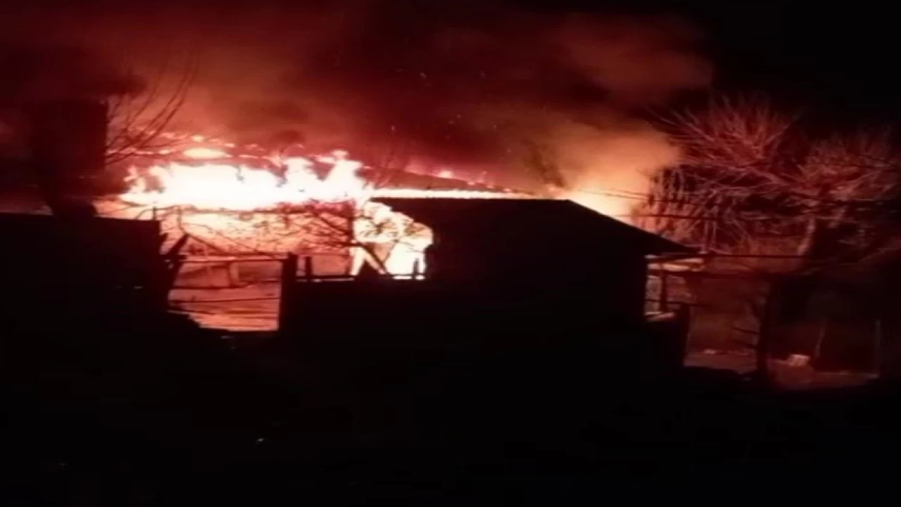 Denizli'de yangın faciası: Yaşlı çift hayatını kaybetti