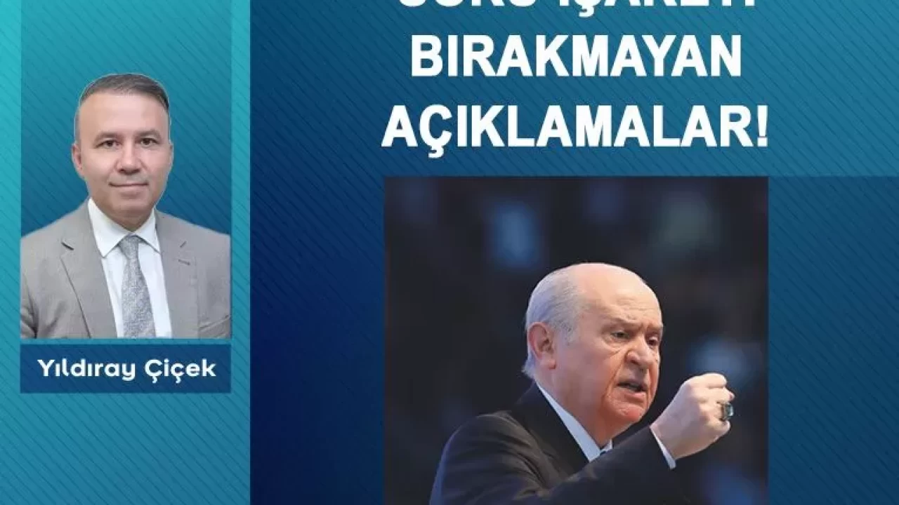 Soru işaeti bırakmayan açıklamalar!