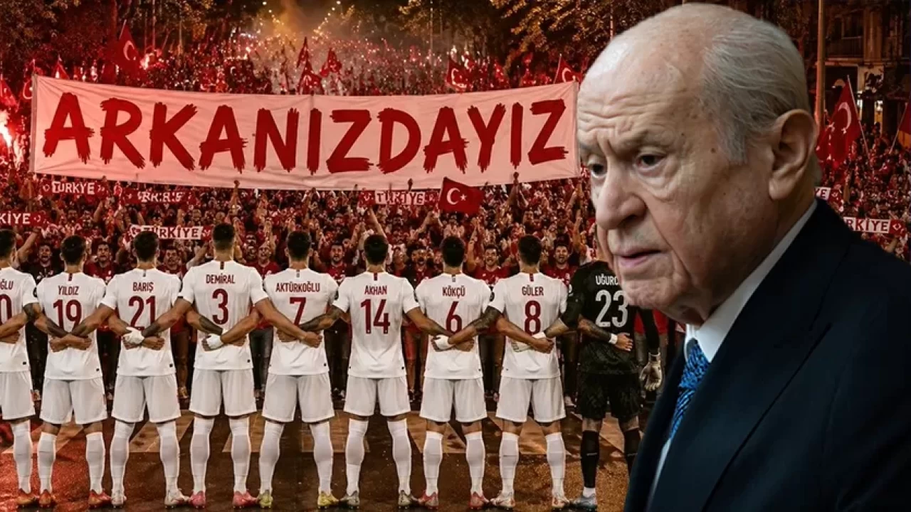 A Millî Futbol Takımı'ndan MHP Lideri Bahçeli'ye 'Özel Marş'