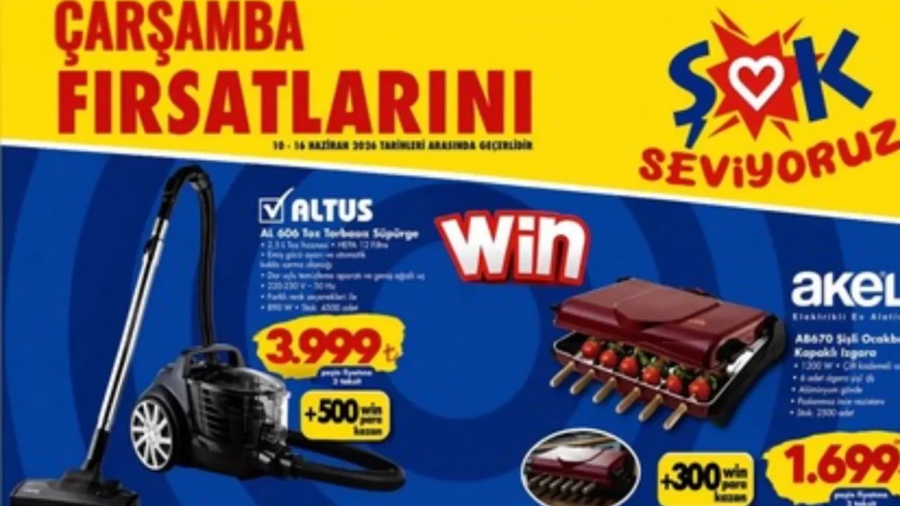 10-16 Haziran ŞOK aktüel kataloğu! Teknolojik ürünler ve kam