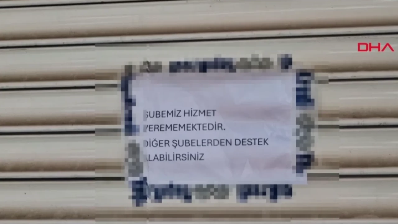 Diyarbakır’da gece yarısı sır saldırı: Banka şubesi kurşunla