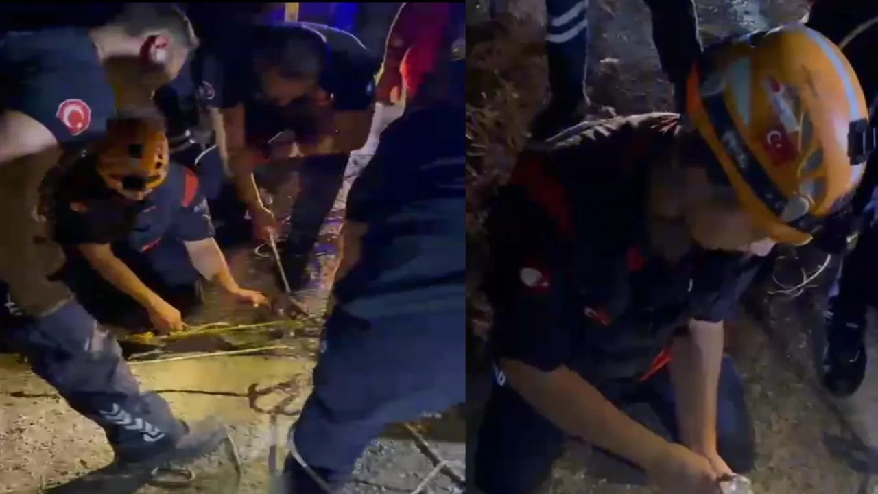Antalya'da aracıyla 30 metre yükseklikten uçuruma düşen kişi sağ olarak kurtarıldı!