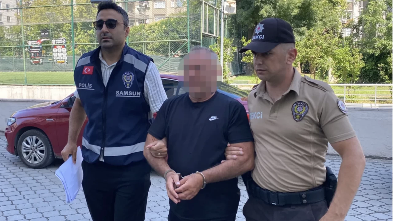 Atakum'da baba ile oğulları arasında arbede