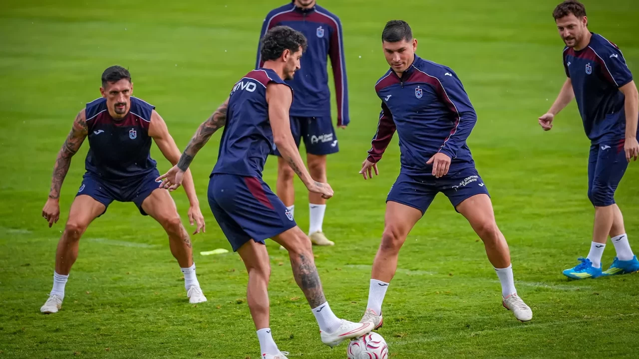 Trabzonspor, Udinese maçı öncesi son çalışmasını yaptı