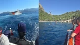 Marmaris'te panik yaratan olay! Tur teknesi battı!
