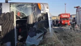 Amasya'da korkunç kaza: Yolcu otobüsü devrildi, çok sayıda yaralı var