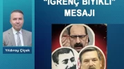 'İğrenç bıyıklı' mesajı