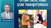Oysa tatil ona çok yakışıyordu!