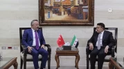 Büyükelçi Nuh Yılmaz, Ahmed Muvaffak Zeydan ile bir araya geldi