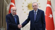 Cumhurbaşkanı Erdoğan ve MHP Lideri Bahçeli Külliye’de bir araya geldi